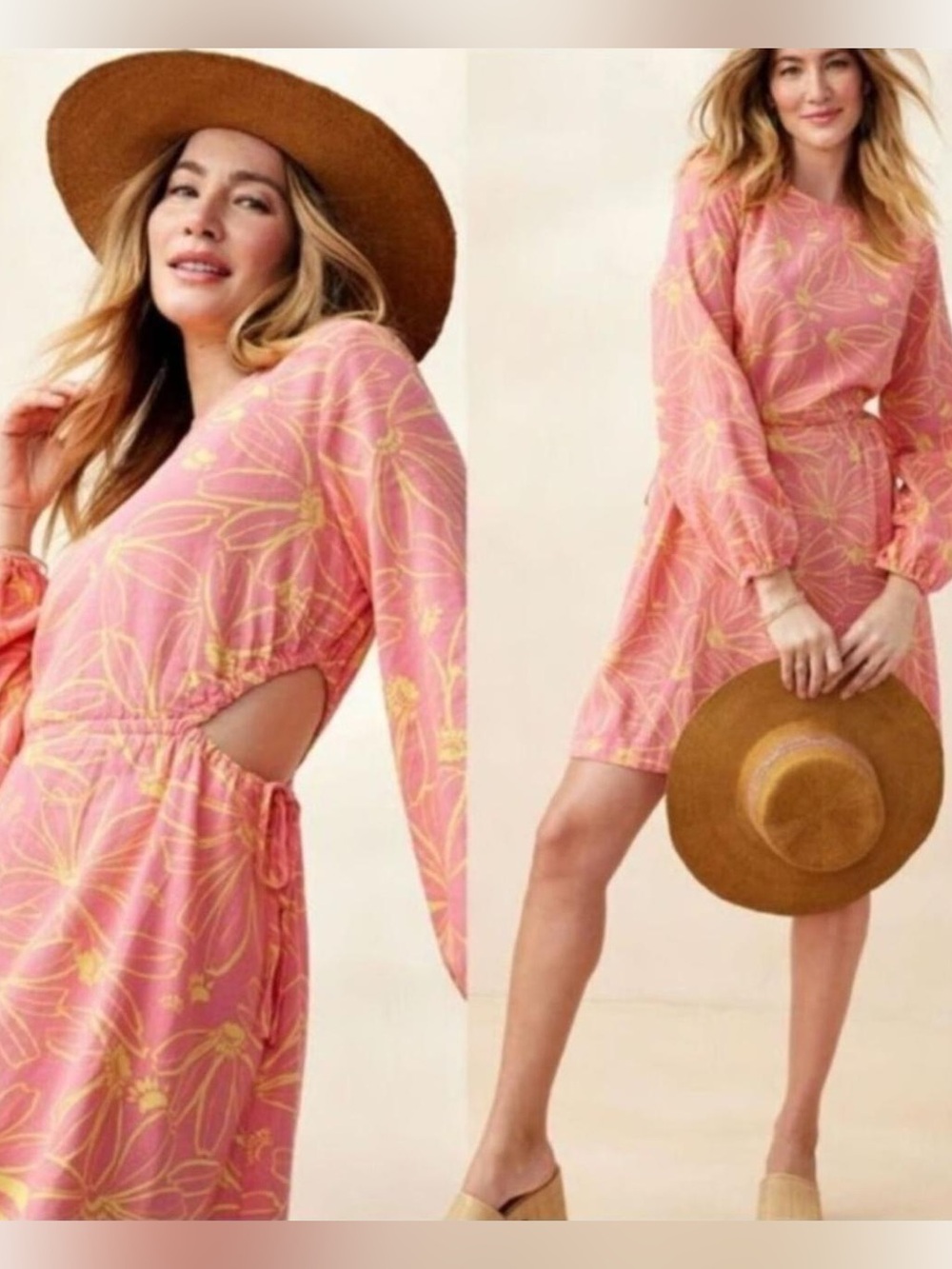 Universal thread Floral cut out dress